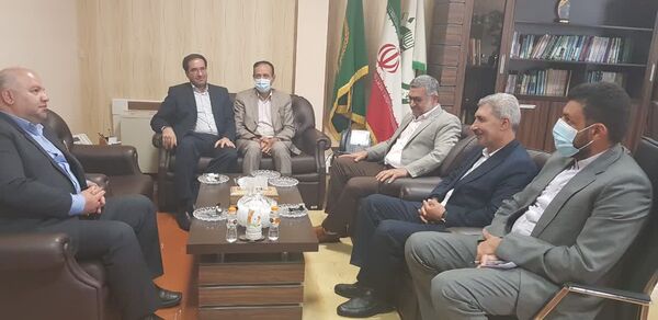 دیدار رییس سازمان جهاد کشاورزی استان قزوین با رئیس سازمان امور اراضی کشور