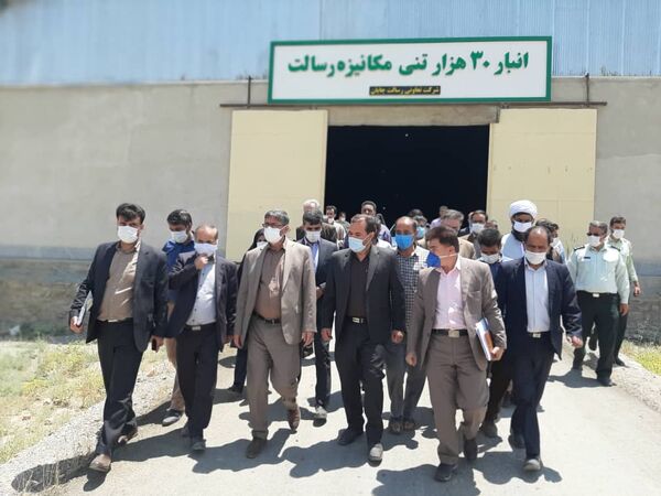 بازدید استاندار همدان از مراکز خرید تضمینی گندم شبکه تعاون روستایی شهرستان رزن 