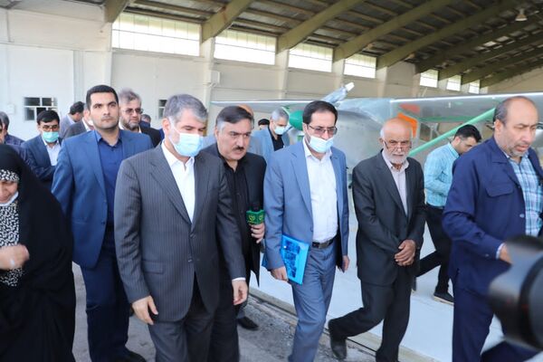 بازدید وزیر جهاد کشاورزی از فرودگاه هواپیمایی ویژه خدمات کشاورزی قزوین  