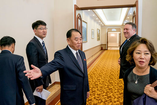 تصاویر دیدار پامپئو با مقام های کره شمالی