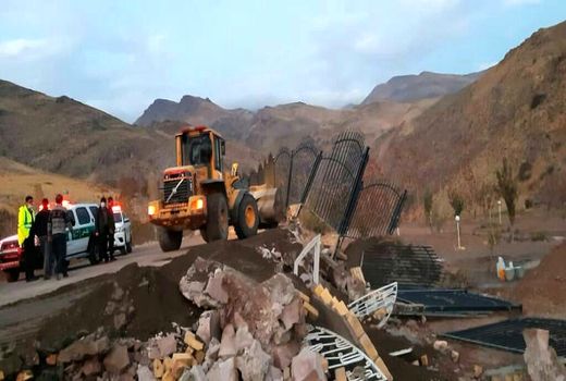  اجرای ۵ مورد حکم  قلع و قمع در اراضی کشاورزی شهرستان قزوین