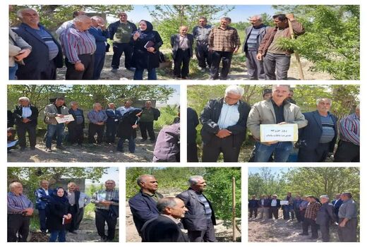 برگزاری روز مزرعه مدیریت باغ بادام در شهرستان آذرشهر 