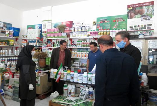 بازدید گشت مشترک از مراکز عرضه سموم کشاورزی شهرستان پاکدشت