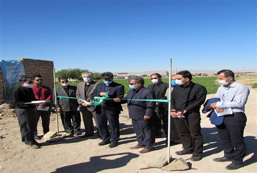 افتتاح پروژه‌های آبیاری تحت فشار به مناسبت هفته دولت در شهرستان سلطانیه