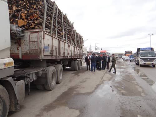 کشف بیش از 120 تن چوب قاچاق در شهرستان میاندوآب
