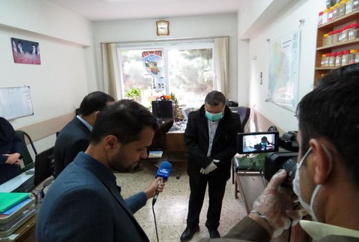 بازدید سر زده از سازمان جهاد کشاورزی خراسان شمالی در اجرای مصوبات ستاد مقابله با کرونا