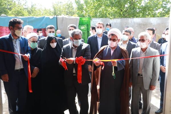 افتتاح  یک طرح سامانه نوین آبیاری در شهرستان البرز 