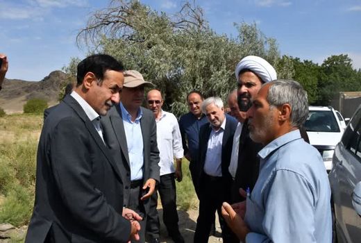 بازدید معاون آب و خاک وزارت جهادکشاورزی از پروژه‌های آب و خاک شهرستان بناب با هدف مدیریت بحران کم‌آبی
