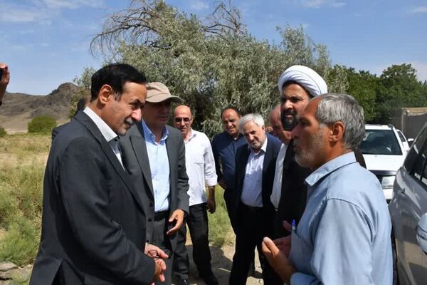 بازدید معاون آب و خاک وزارت جهادکشاورزی از پروژه‌های آب و خاک شهرستان بناب با هدف مدیریت بحران کم‌آبی
