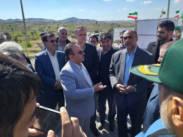 افتتاح شهرک گلخانه‌ای ماهورباشتِ گچساران 