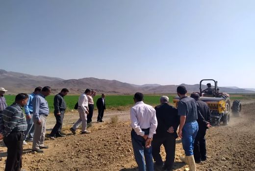 کلزاکاران شهرستان آوج با نحوه آماده سازی بستر کشت این محصول آشنا شدند 