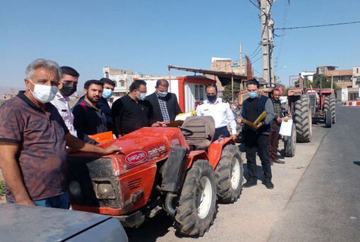 پلاک گذاری 96 درصد از ماشین آلات کشاورزی در شهرستان جلفا