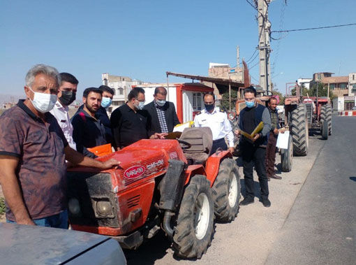 پلاک گذاری 96 درصد از ماشین آلات کشاورزی در شهرستان جلفا