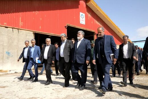 بازدید استاندار آذربایجان غربی از چند واحد تولیدی کشاورزی در سلماس