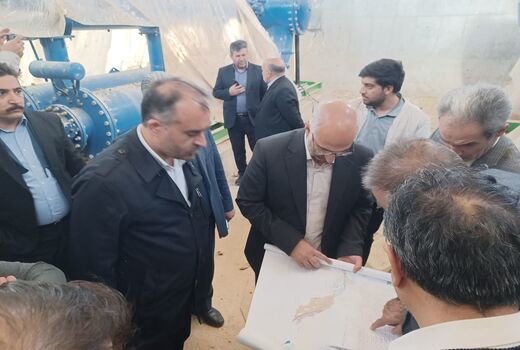 بازدید میدانی رییس سازمان جهاد کشاورزی آذربایجان‌غربی از شبکه‌های آبیاری ماکو، شوط و پلدشت

