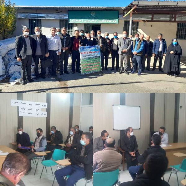 نشست هماهنگی بیمه محصولات کشاورزی در آوج برگزار شد