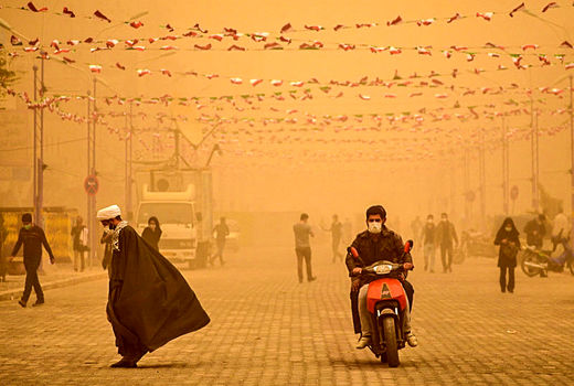 ریزگردها امنیت ملی را هدف قرار می‌دهد