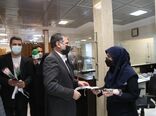 تجلیل وزیر جهاد کشاورزی از پرستاران مرکز پزشکی شهید شوریده