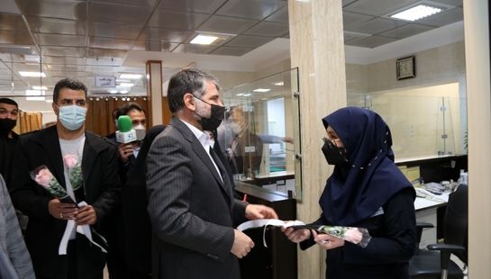 تجلیل وزیر جهاد کشاورزی از پرستاران مرکز پزشکی شهید شوریده