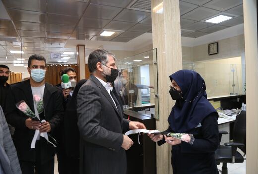 تجلیل وزیر جهاد کشاورزی از پرستاران مرکز پزشکی شهید شوریده