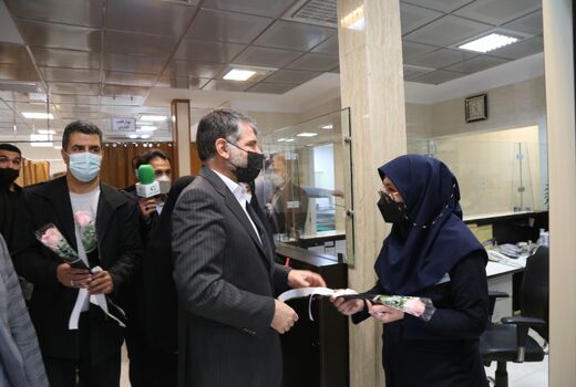 تجلیل وزیر جهاد کشاورزی از پرستاران مرکز پزشکی شهید شوریده