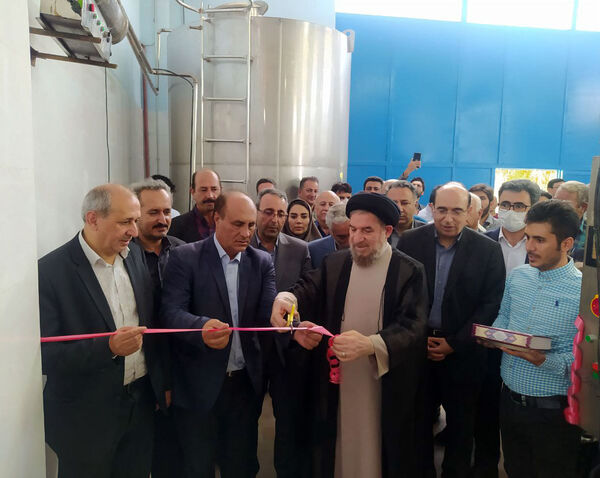 افتتاح کارخانه آب معدنی و دوغ پاستوریزه اسپیران