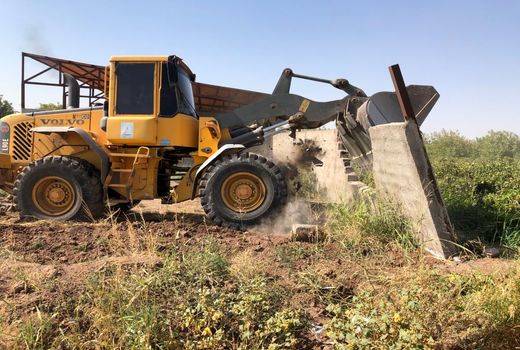 قلع و قمع ۴ مورد ساخت و ساز غیر مجاز در قزوین