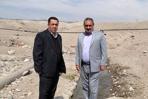 لایروبی یکی از دو قنات روستای خرابه مرکید بخش یامچی مرند 