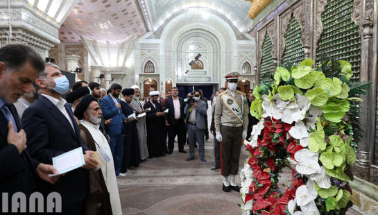 مراسم تجدید بیعت کارکنان وزارت جهاد کشاورزی با آرمان های امام راحل (ره)