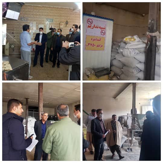 بازدید کارگروه تنظیم بازار از عاملین توزیع نهاده های کشاورزی شهرستان ملکشاهی