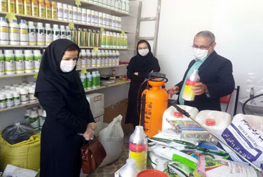 شهرستان مرند دارای 33واحد سم فروشی مجاز ودارای پروانه از نظام مهندسی وکشاورزی