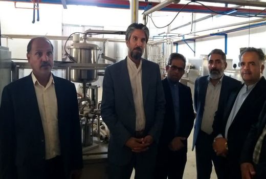 بررسی وضعیت کارخانه شیر فردوس در بازدید رئیس سازمان