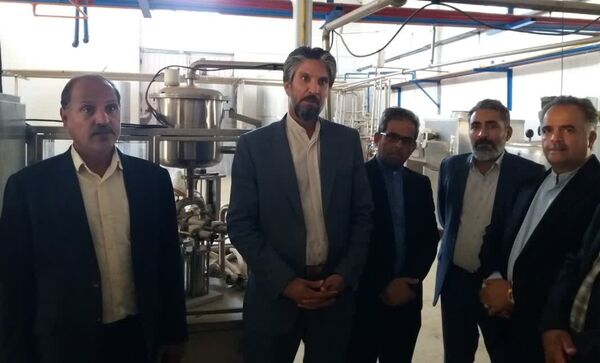 بررسی وضعیت کارخانه شیر فردوس در بازدید رئیس سازمان
