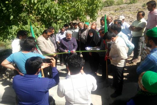 افتتاح قنات کشوک به نمایندگی از یازده طرح اجرایی سربیشه در هفته جهادکشاورزی