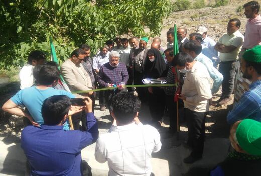 افتتاح قنات کشوک به نمایندگی از یازده طرح اجرایی سربیشه در هفته جهادکشاورزی