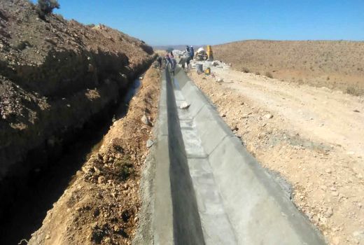 یک طرح عمرانی در بخش کشاورزی خرم بید آغاز شد