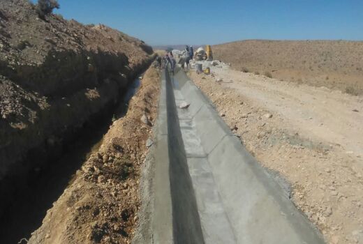 یک طرح عمرانی در بخش کشاورزی خرم بید آغاز شد