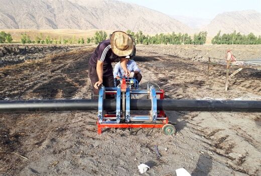438 ھکتار از اراضـی دره‌شهر به سیسـتم نوین آبیاری تجهیز می‌شوند