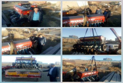 واگذاری 9 دستگاه خاک ورز حفاظتی و کشت مستقیم به متقاضیان واجد شرایط در شبستر
