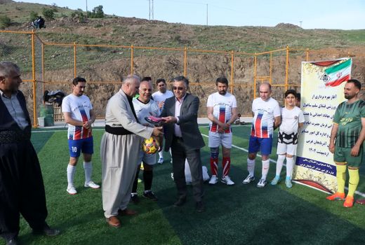 افتتاح میدان ورزشی سلیم ساغول مهاباد در راستای حمایت از ورزش عشایری