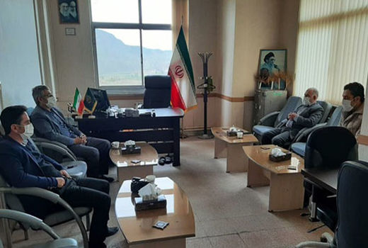 نشست مدیر جهاد کشاورزی و مدیر منطقه آزاد تجاری صنعتی ارس مرکز خداآفرین