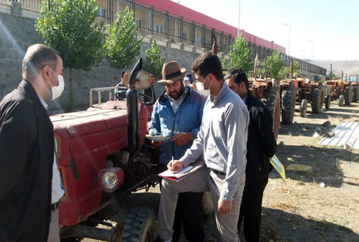 شماره گذاری 187 دستگاه از ماشین آلات کشاورزی بدون پلاک در شهرستان کلیبر
