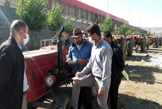 شماره گذاری 187 دستگاه از ماشین آلات کشاورزی بدون پلاک در شهرستان کلیبر