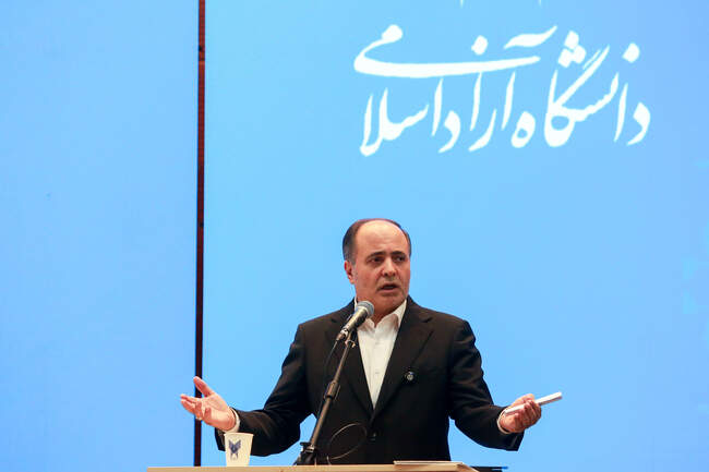  حضور وزیر جهاد کشاورزی ر مراسم گرامیداشت چهل و سومین سالرزو تاسیس دانشگاه آزاد اسلامی 