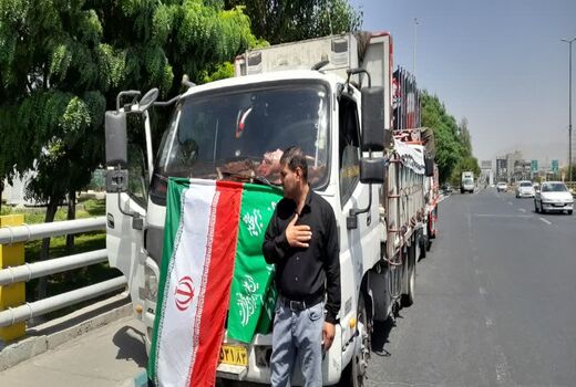 مشارکت جهادی کشاورزان فیروزآباد در پشتیبانی از آیین تشییع پیکر رهبر معظم انقلاب