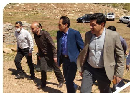 بازدید رییس سازمان جهاد کشاورزی لرستان از سایت ۵ هکتاری طرح توسعه باغات در اراضی شیبدار و کم بازده روستای بستانرود
