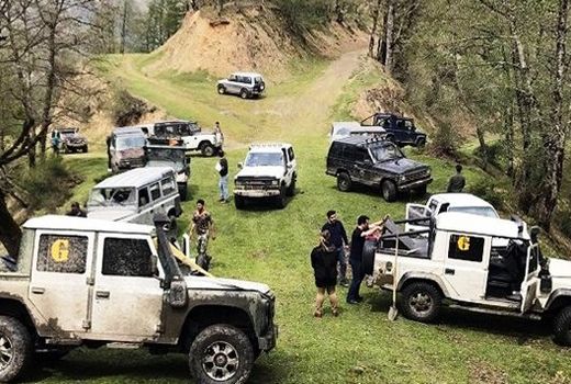 برخورد با آفرودسواری در جنگل ها