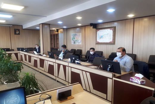 جلسه هماهنگی زیر پروژه تهیه نقشه کاشت شبکه آبیاری دشت قزوین برگزار شد