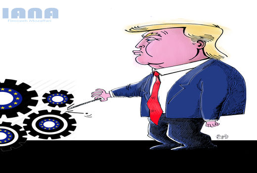 صنایع آلمان نگران اقدامات ضدبرجام ترامپ-کارتون فیروزه مظفری