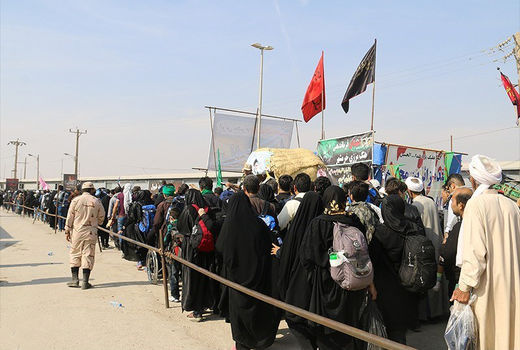 پایانه بین المللی مرز خسروی پرترددترین مسیر اربعین